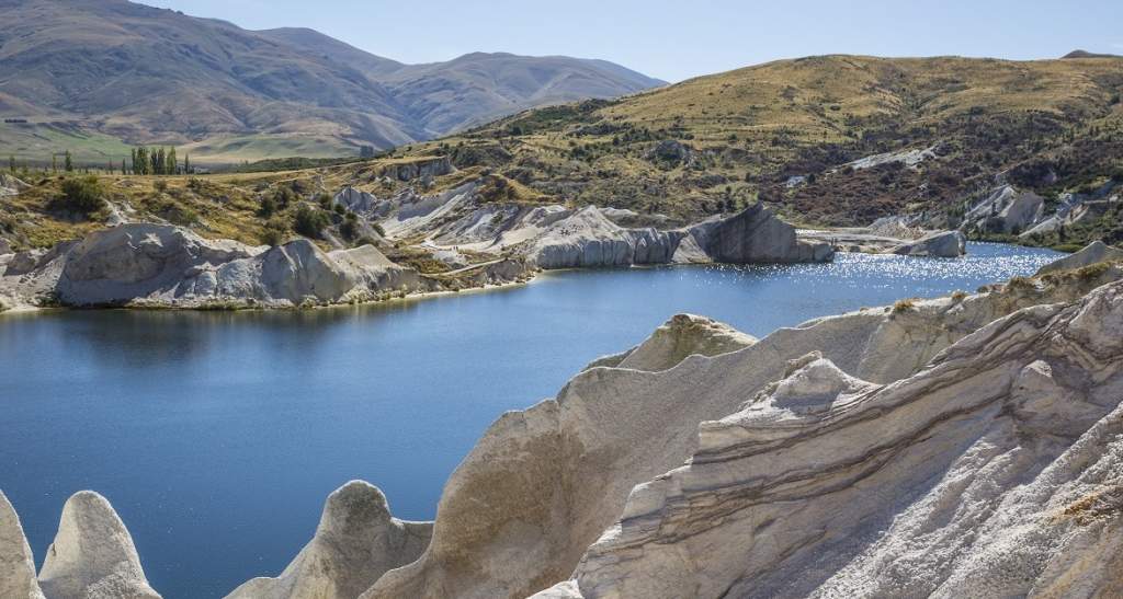 the blue lake